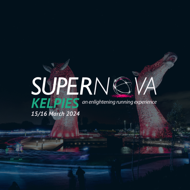 2024 Supernova Run Kelpies Fundraising Burning Nights CRPS Support